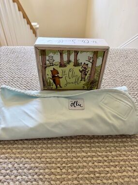The Ollie Swaddle in Light mint Blue